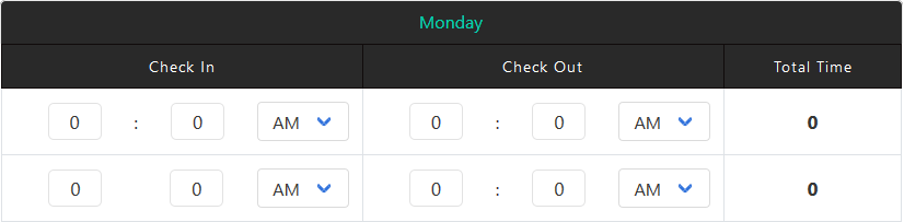 check in check out timings