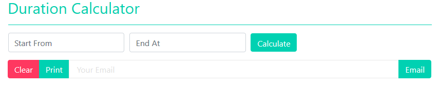 time duration calculator